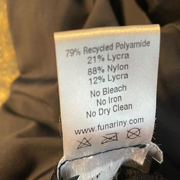 FUNARI LEGGINGS w/FAUX LEATHER POCKETS Size S - Picture 6 of 6